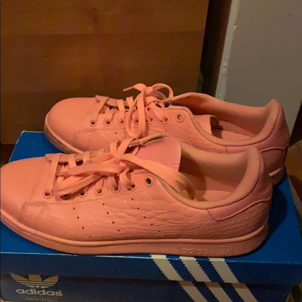Neon orange adidas